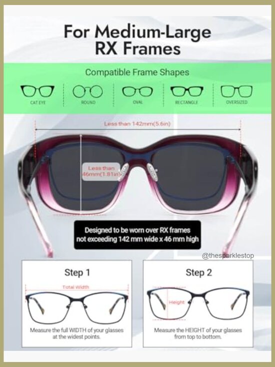 Polarized Fit Over Glasses Sunglasses for Driving, TR90 Frame main image 4